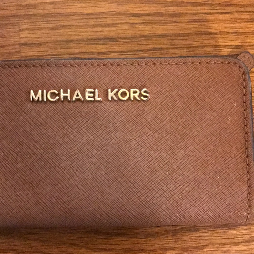 MICHEAL KORS, brown wallet